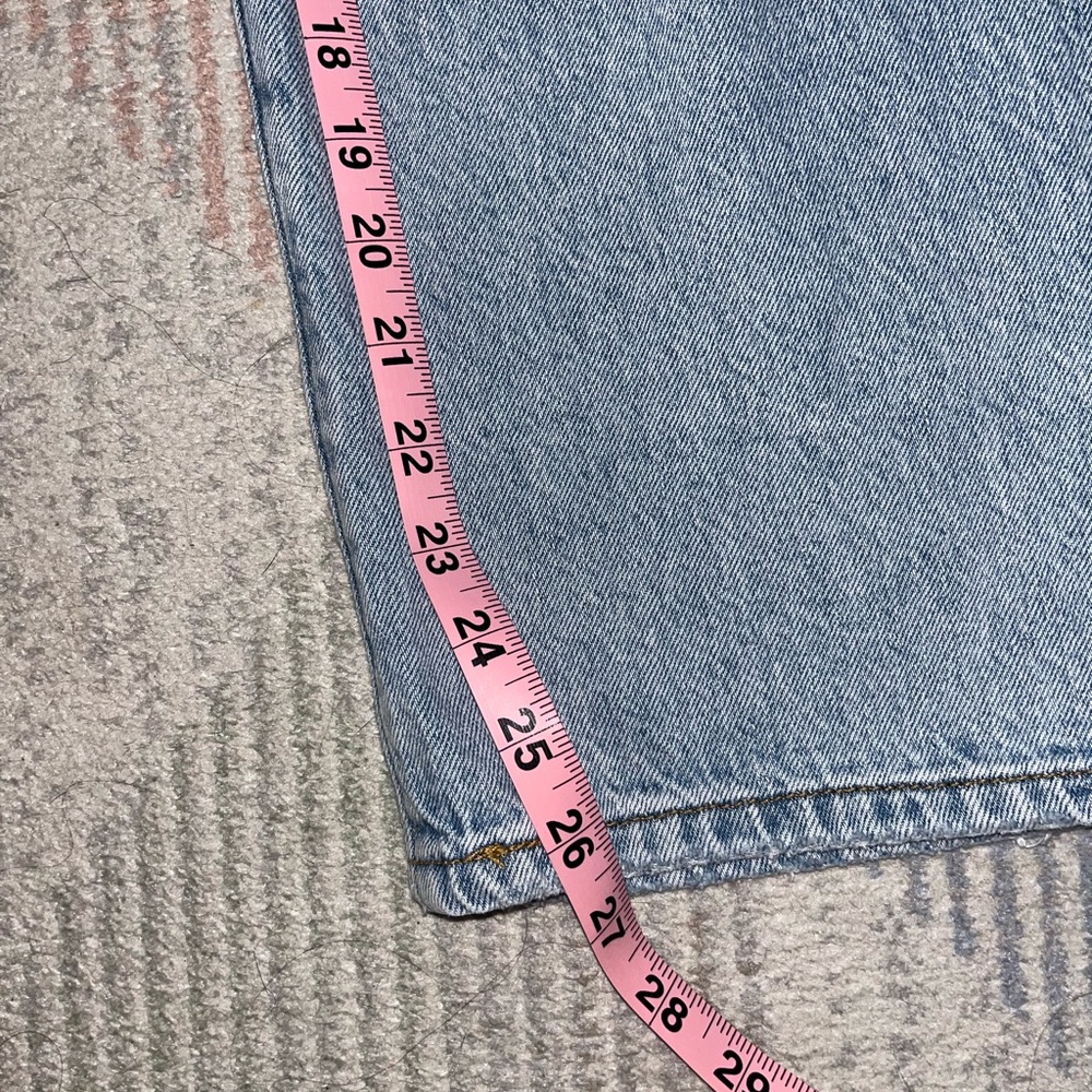 Levi’s Ribcage Straight Ankle Jeans Size 28 light wash - Picture 6 of 7